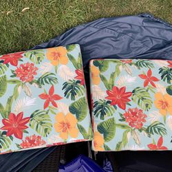 2 Cushions For Lawn Furniture 