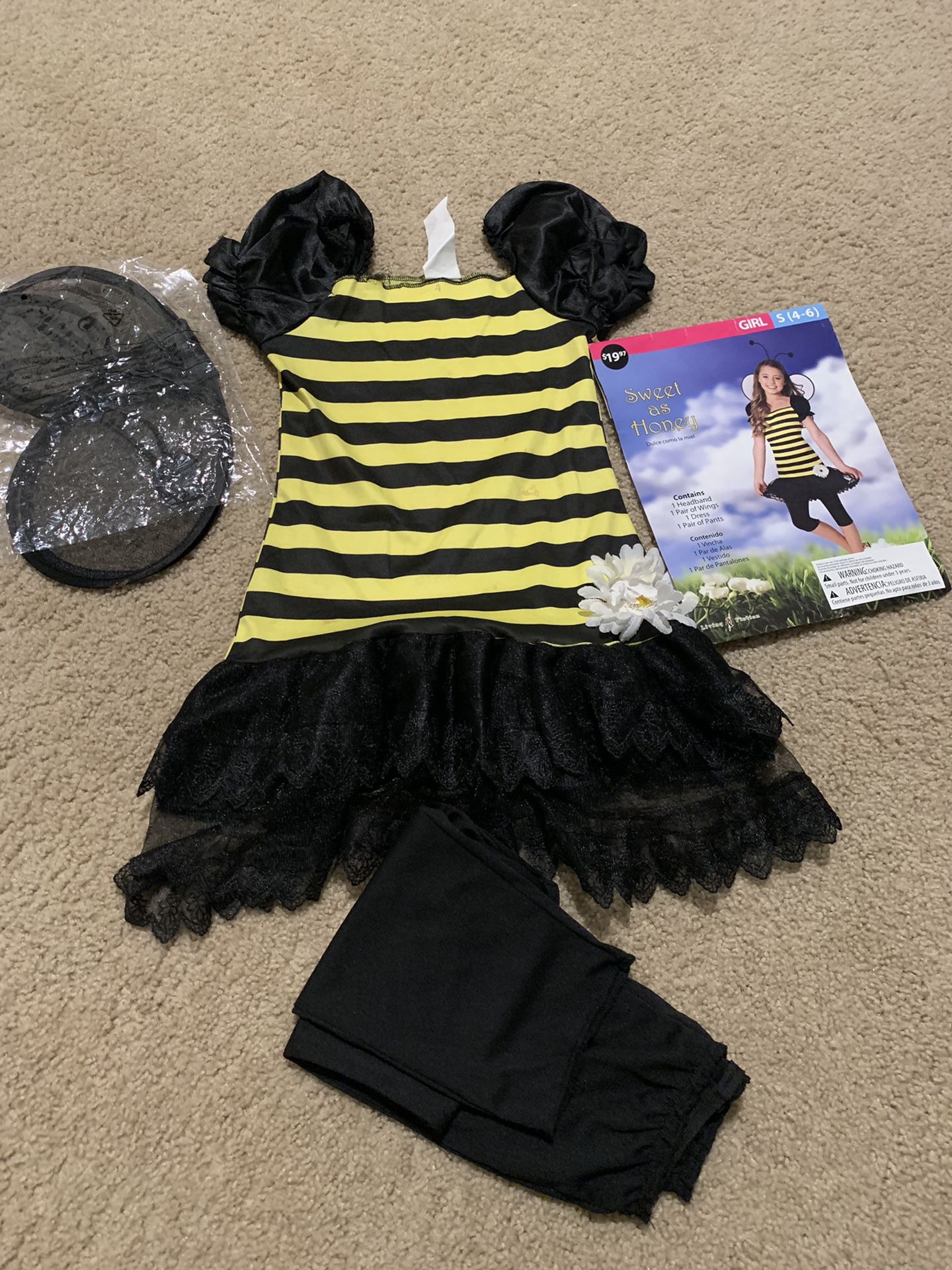 Honey Bee Halloween Costume - 10$