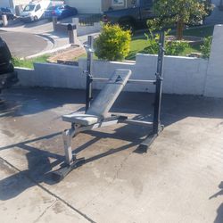 Adjustable  Heavy Duty olympic size weight bench bench press