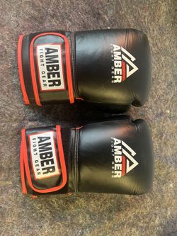 Amber Boxing Gloves. Practically Brand New! 