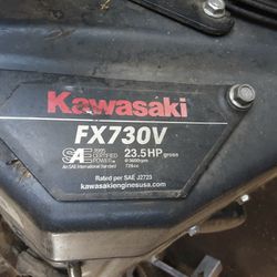 KAWASAKI FX730V WRIGHT STANDER LAWN MOWER ENGINE MOTOR FOR PARTS