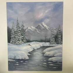 Original winter painting