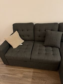 Dark Grey Sectional Sofa 
