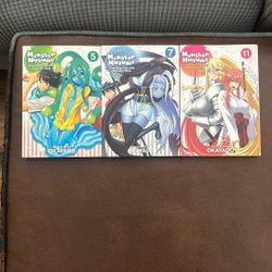Monster Musume Volumes 5, 7 & 11
