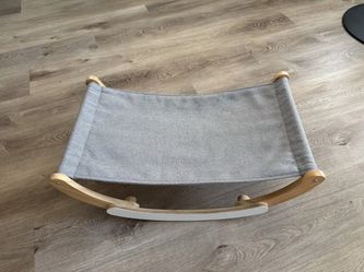 Wooden Cat Rocking Hammock