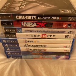 PS3 And PS4 Games 