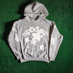 Grey Sp5der Hoodie