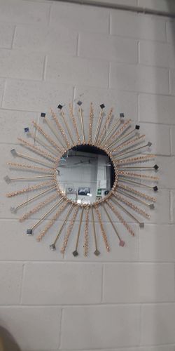 GOLD OR SILVER  JUST THE MIRROR 14"