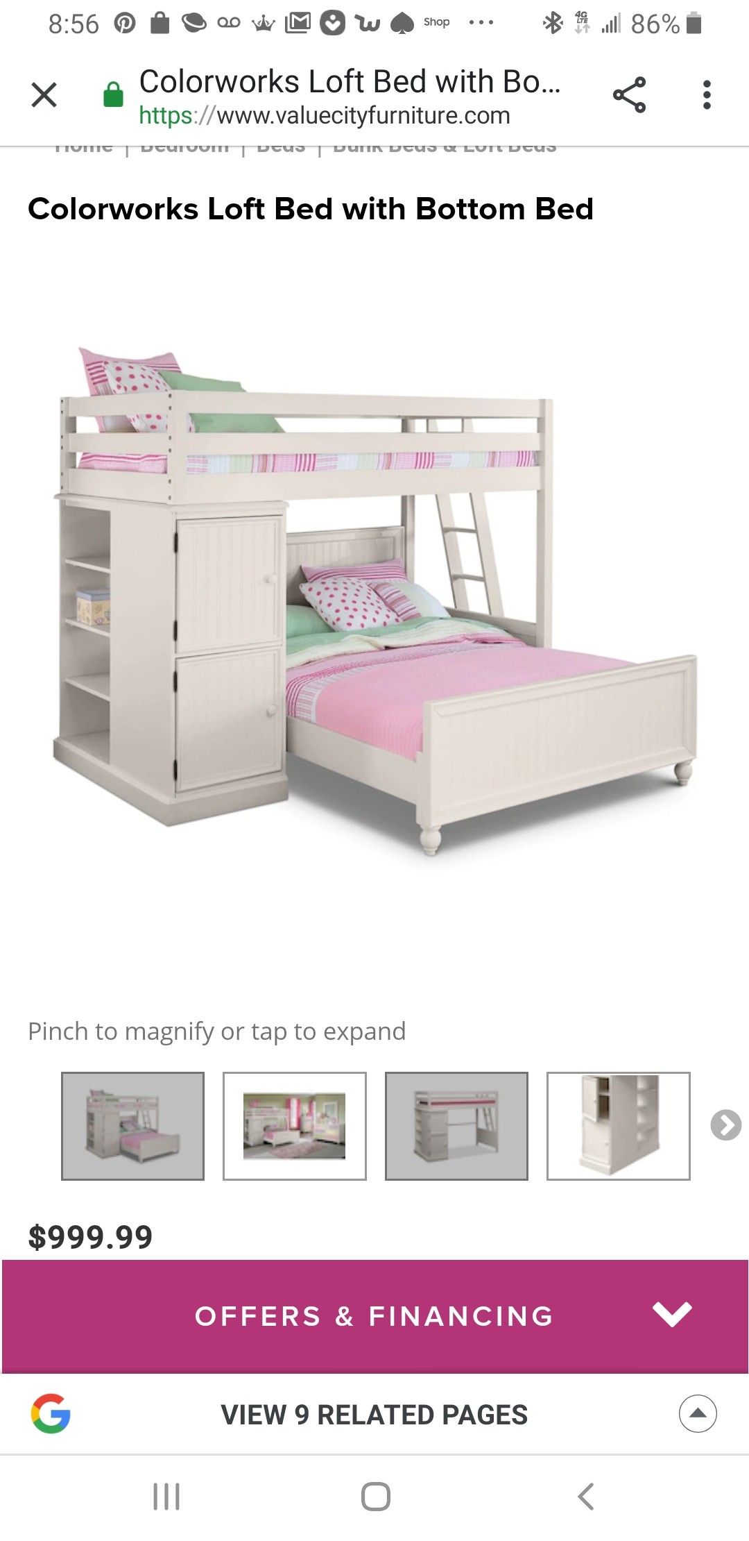 Colorworks loft clearance bed