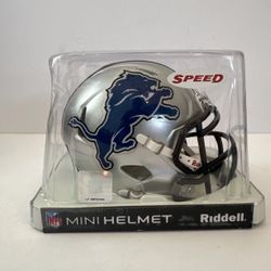 Detroit Lions Throwback Speed Riddell Mini Helmet 2012