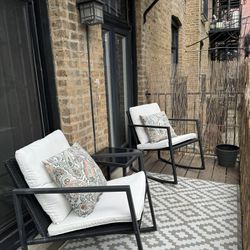 Patio Chairs With Cushions And Table