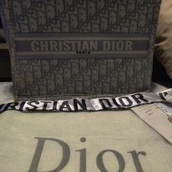 Grey And White Tote Bag 