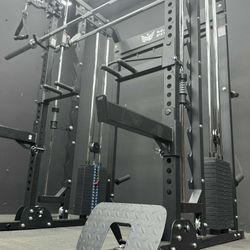 NEW SQUAT RACK SMITH MACHINE + WEIGHTS + FREE DELIVERY 