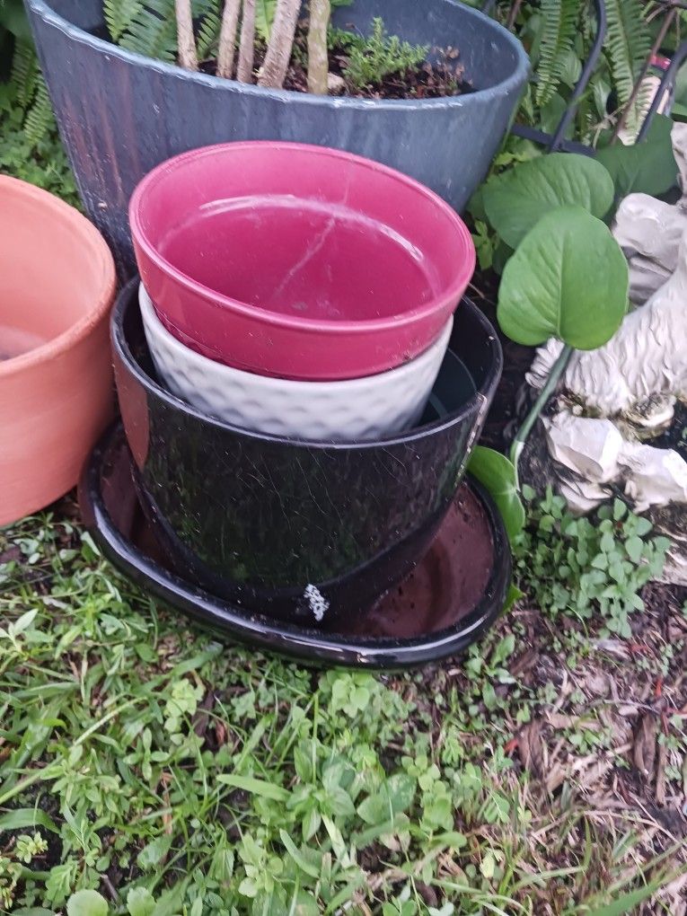 Lots Small Med Sz Ceramic Terracotta Pots 20 All Final Price