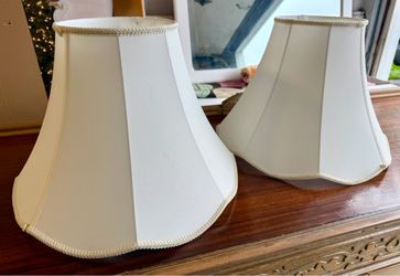 Pair of Antique Lamp Shades
