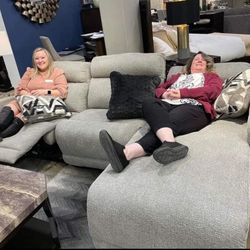 Colleyville Power Reclining Sectional Sofa Couch 