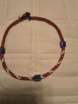 Leather necklace