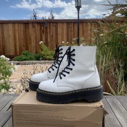 Authentic Dr. Martens White Jadons US 7/EU 38 Platform Combat Boot