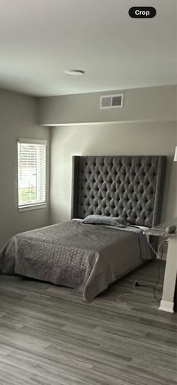Queen Bed Frame With headboard Attached (BRAND NEW)