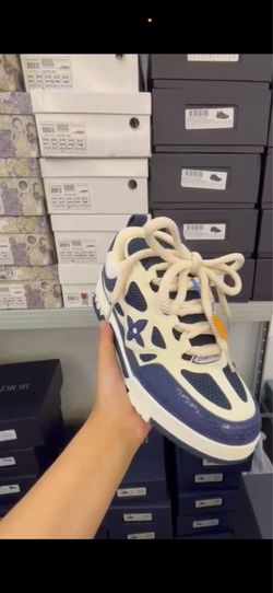 Blue shoes
