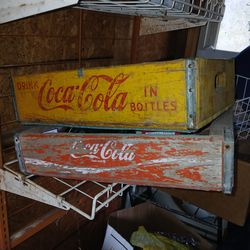 Old coke crates