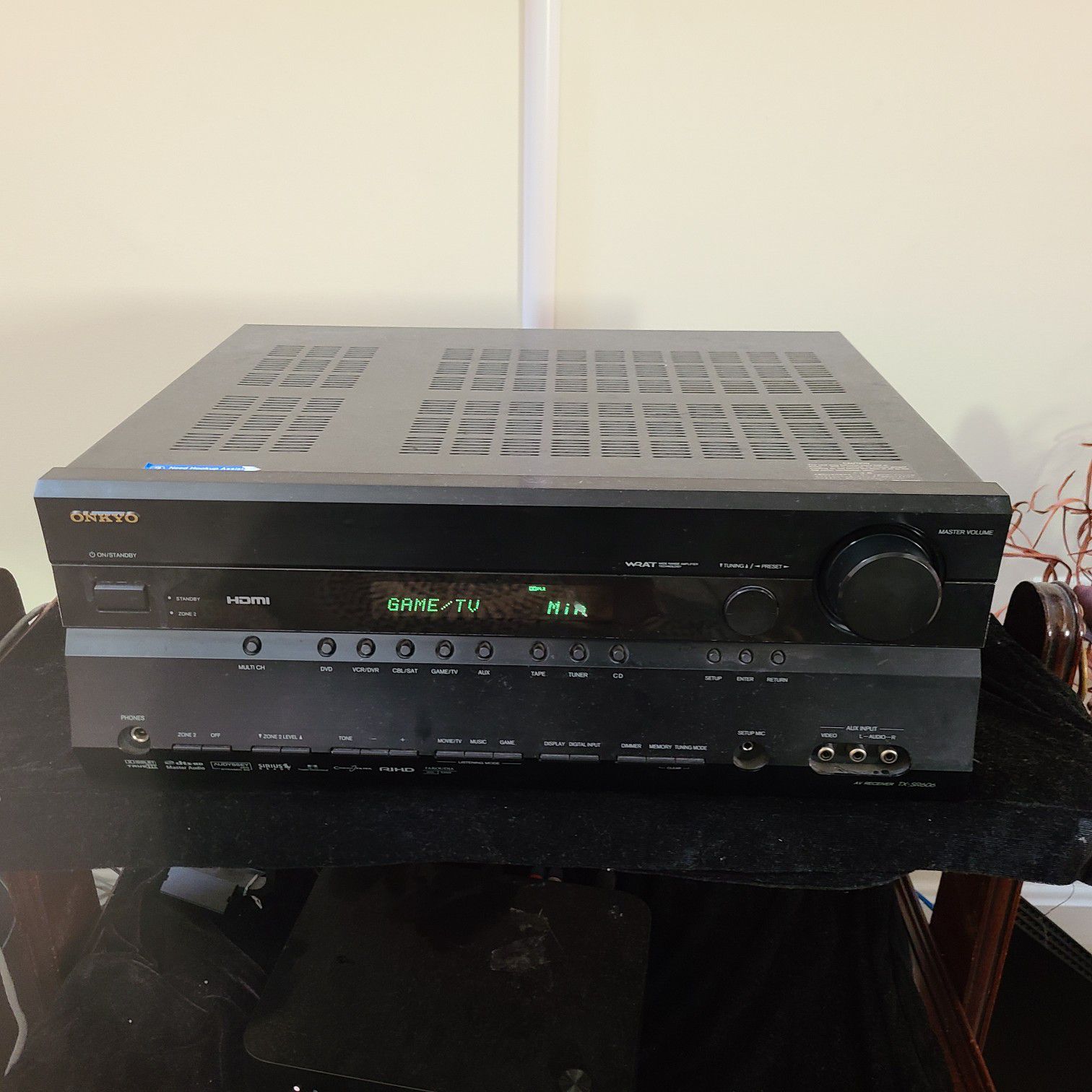 Onkyo receiver With 2 Polk Towers & MTX sub