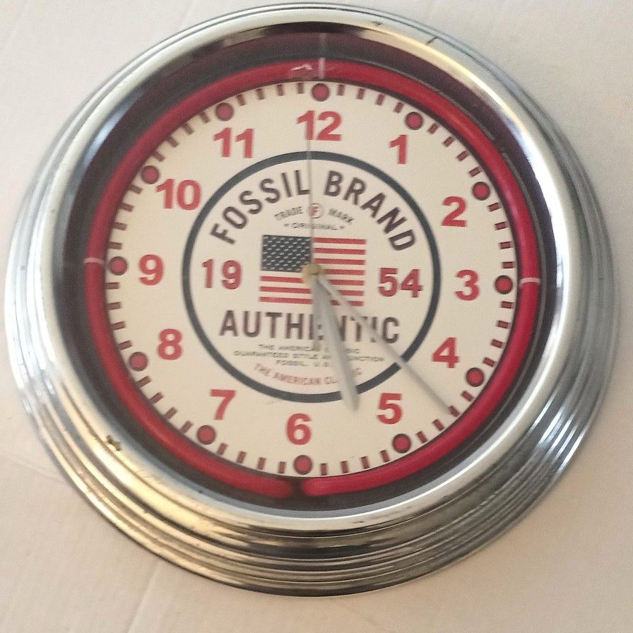 WORKING#Fossil Brand Authentic Wall Clock