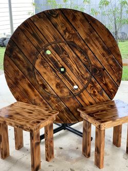 Wooden Spool Table