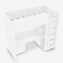 Loft Bed/Desk/wardrobe Combo