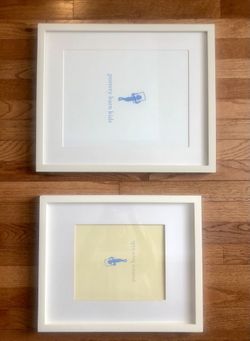 Pottery barn Frames - White