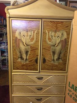 Vintage Extra large extra heavy cabinet