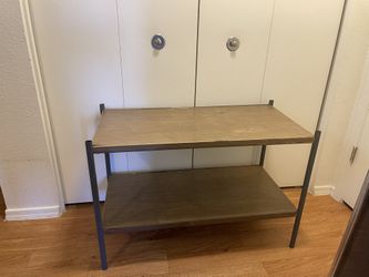 Vintage Industrial Metal Shelf