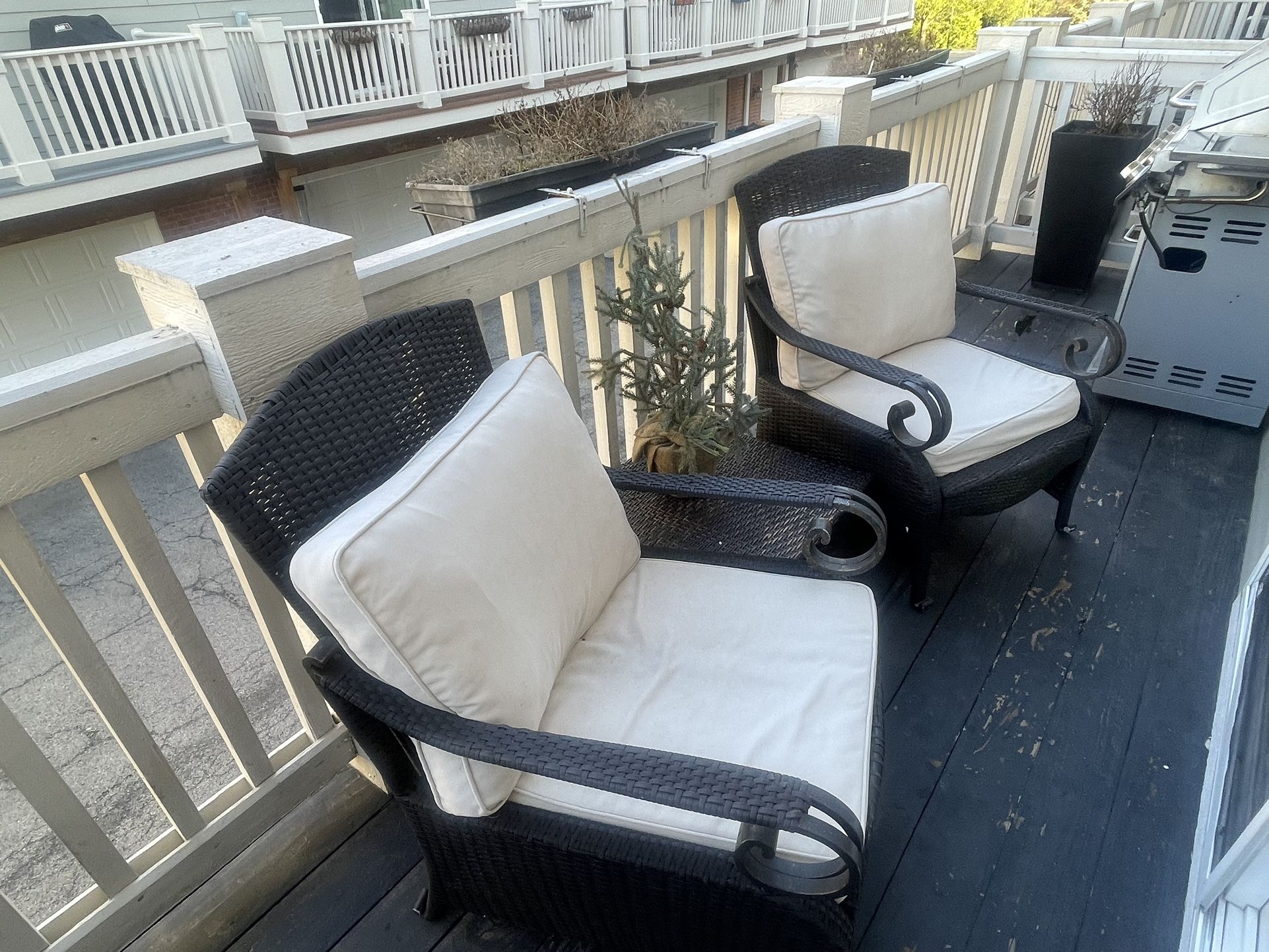 Patio Chairs, And Table