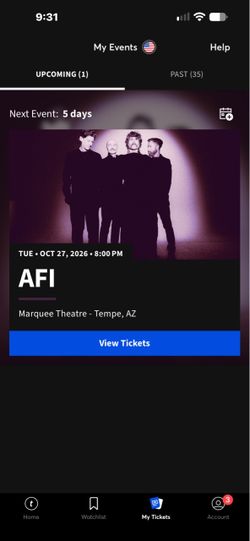 AFI Tickets