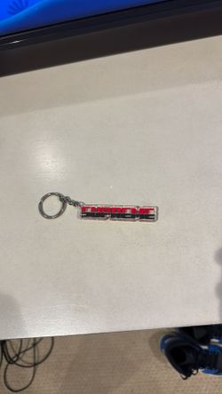 Supreme Keychain red/black