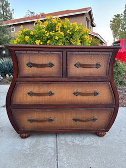 Solid Wood Dresser Chest of Drawers Furniture Good Condition