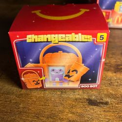 Boo Bot McDonald’s Changeables Happy Meal Collectible Toys