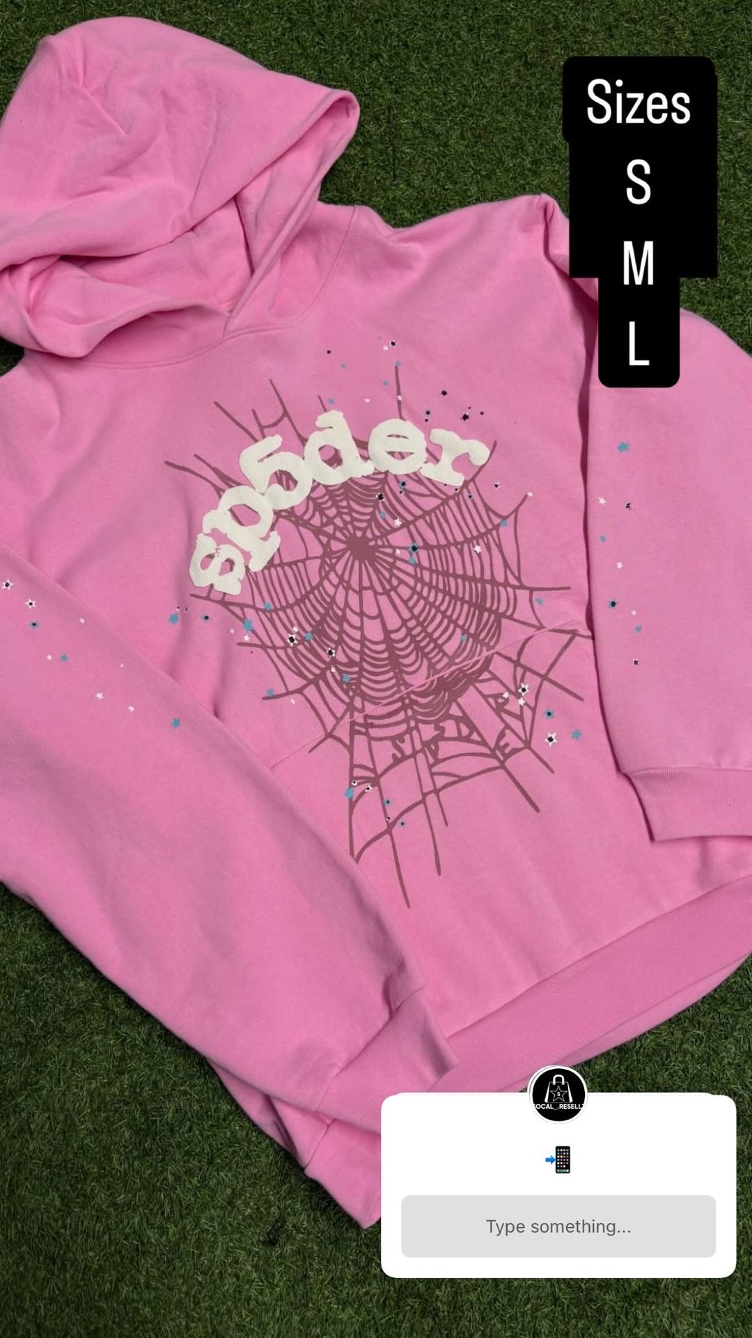 Pink Spider Hoodie