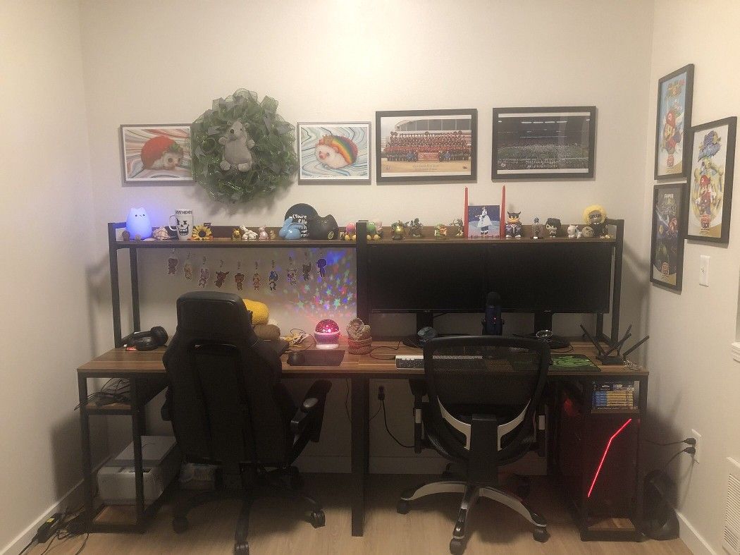 94.5-Inch Two-Person Desk