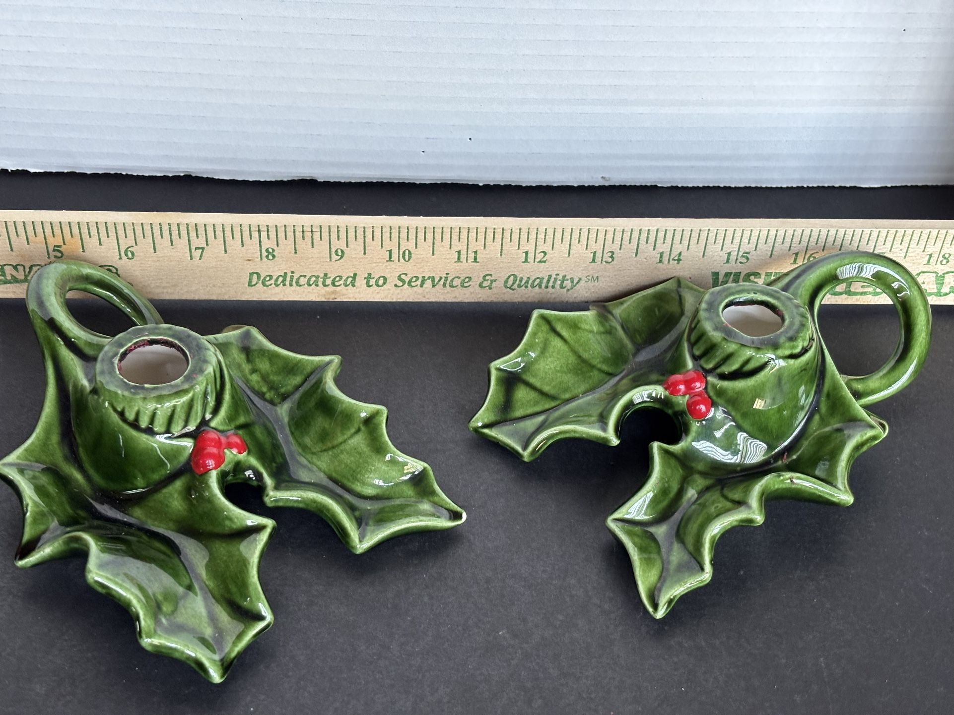 CHRISTMAS CANDLE HOLDER SET