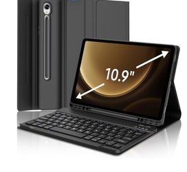 Keyboard Case for Samsung Galaxy Tab S10 FE/S9 FE 10.9-inch, Galaxy Tab S9 11-inch Case with Keypad, Smart Cover for Galaxy Tab S9 fe Keyboard, S Pen 