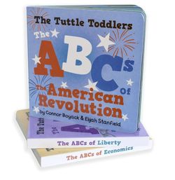 The Tuttle Toddlers ABC’s Board Books – Lot of 3 – Connor Boyack – VGC
