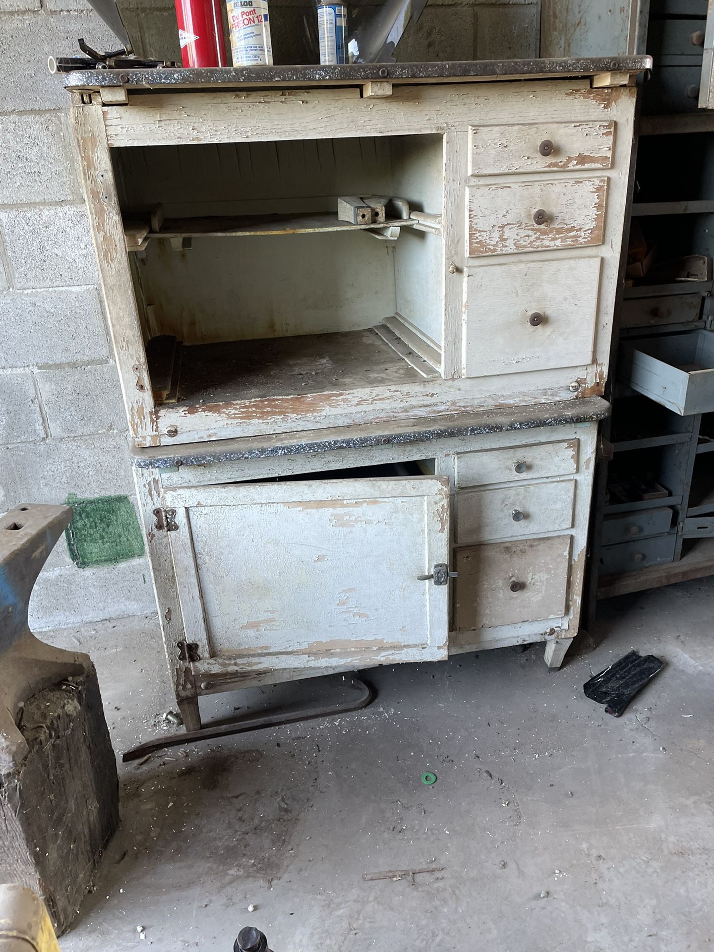 Antique Bakers Cabinets 