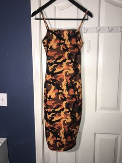 Camo Bodycon dress,Worn once!