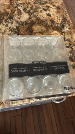 Clear Votive Candle Cups