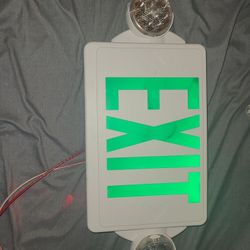 Emegeny Exit Sign