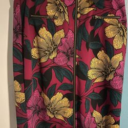 New Worthington Brand Skirt Floral Print