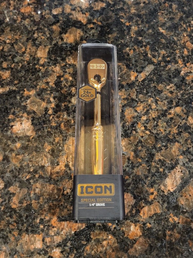 Icon special edition Genuine 24k Gold plated 1/4 Rachet
