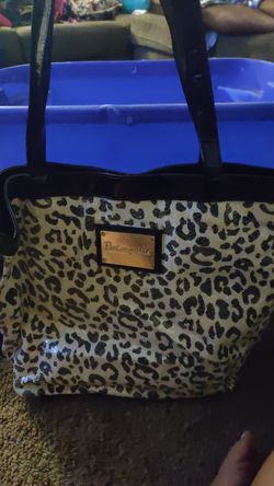 Black and white purse