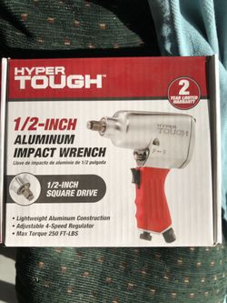 hyper tough 1/2” aluminum impact Wrench